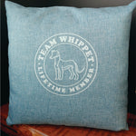 TEAM WHIPPET- PILLOW CASE (INSERT NOT INCLUDED)