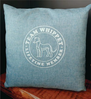 TEAM WHIPPET- PILLOW CASE (INSERT NOT INCLUDED)