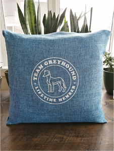 TEAM GREYHOUND - PILLOW CASE (INSERT NOT INCLUDED)