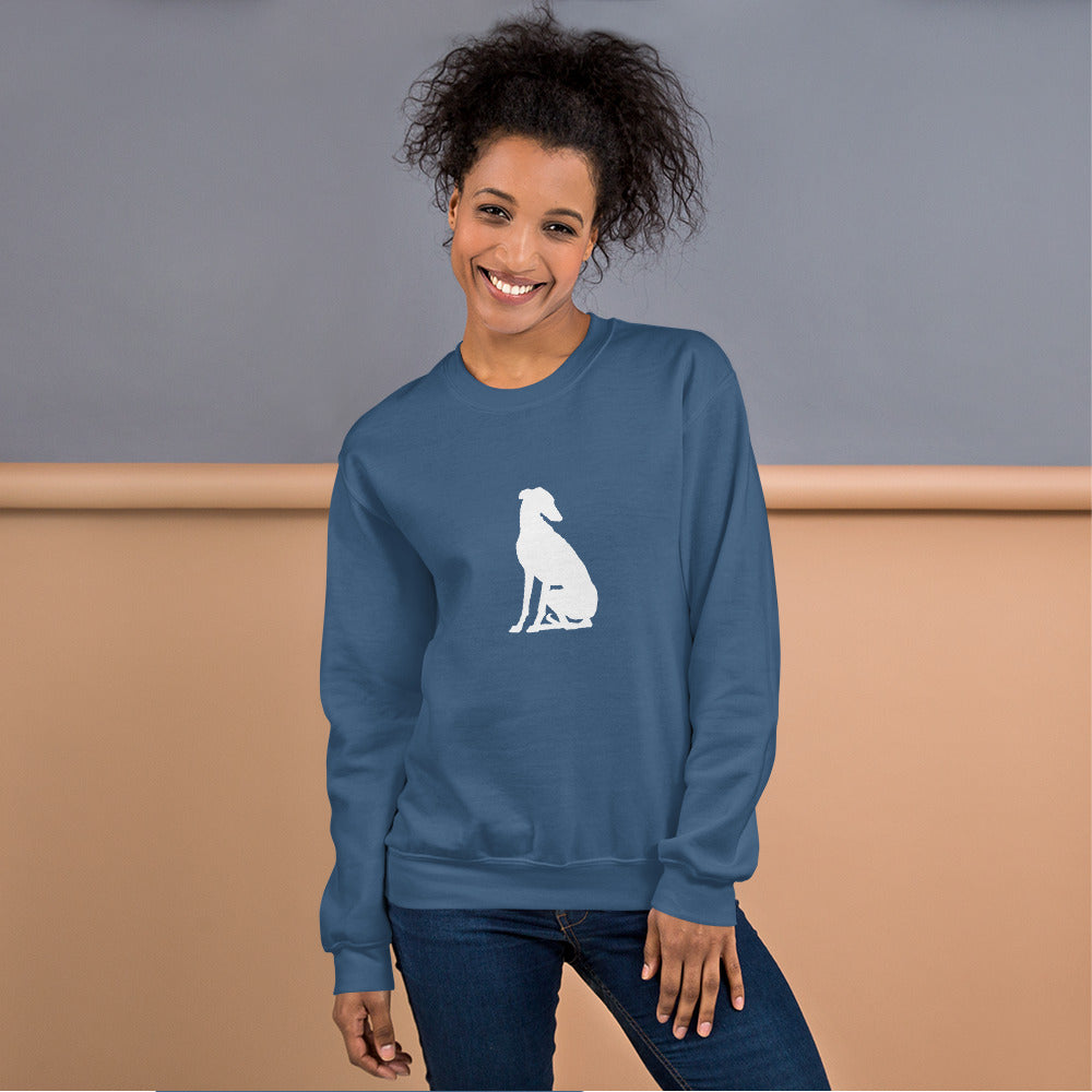 Greyhound/ Galgo/ Whippet Silhouette - sweater