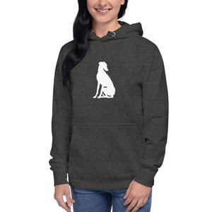 GREYHOUND/ GALGO/ WHIPPET SILHOUETTE - HOODIE